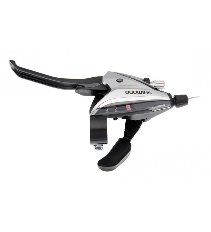 Palanca Dual Izquierda Freno Vbrake cambio Shimano ST EF65 3v Plata